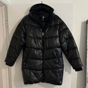 NWOT Spyder Black Puffer Jacket Women’s